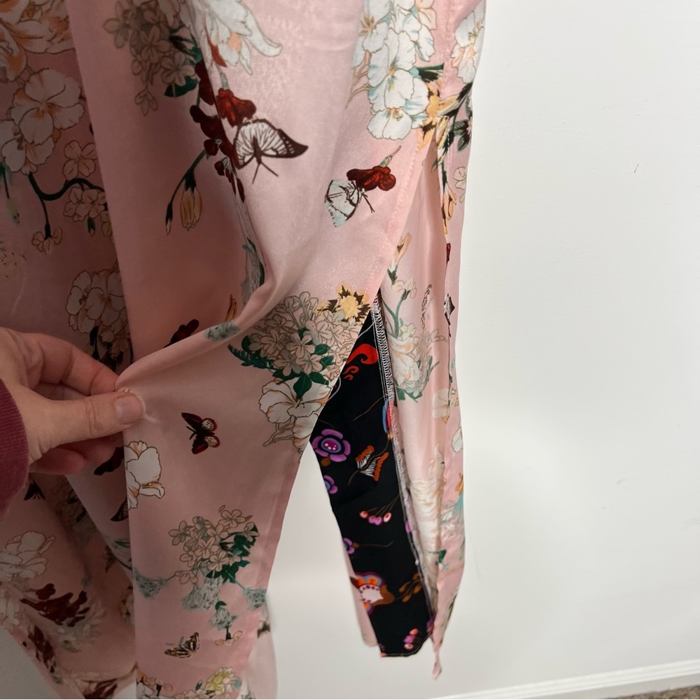 Anthropologie Floreat Floral Azalea Kimono Robe - Picture 6 of 12